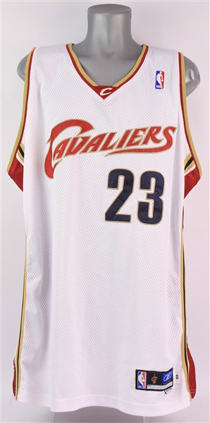 2003-04 LeBron James Cleveland Cavaliers Home Jersey (MEARS LOA)