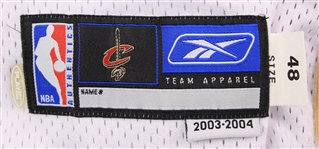 2003-04 LeBron James Cleveland Cavaliers Home Jersey (MEARS LOA)