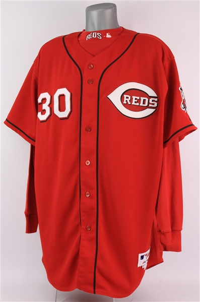 2005 Ken Griffey Jr. Cincinnati Reds Alternate Jersey & Undershirt (MEARS LOA)