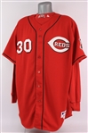 2005 Ken Griffey Jr. Cincinnati Reds Alternate Jersey & Undershirt (MEARS LOA)