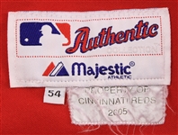 2005 Ken Griffey Jr. Cincinnati Reds Alternate Jersey & Undershirt (MEARS LOA)