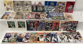 1950s-2000s Baseball, Basketball, Football, Hockey Programs, Magazines & more (Lot of 200+)