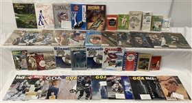 1950s-2000s Baseball, Basketball, Football, Hockey Programs, Magazines & more (Lot of 200+)