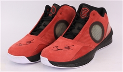 2010-11 Dwayne Wade Miami Heat Game Worn Signed Air Jordan 2010 Sneakers (MEARS LOA/JSA)