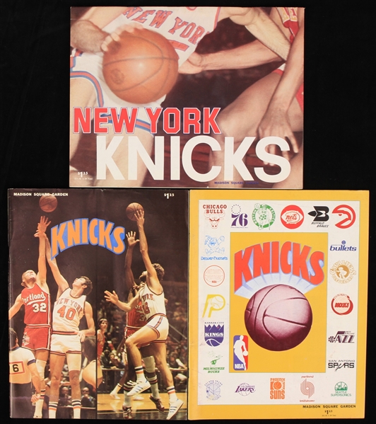 1975-77 New York Knicks Madison Square Garden Programs