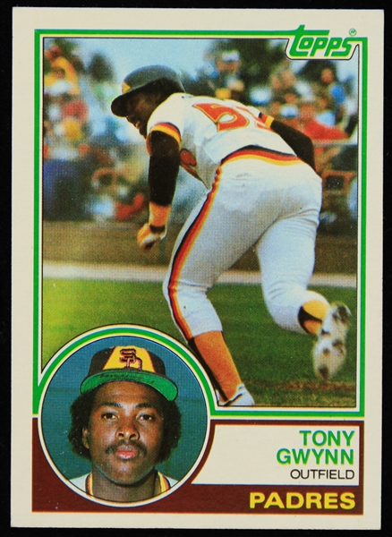 1983 Tony Gwynn San Diego Padres Topps #482 Rookie Baseball Trading Card 