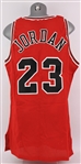 1995-96 Michael Jordan Chicago Bulls Pro Cut Road Jersey (MEARS A5)