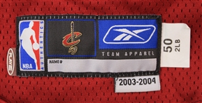 2003-04 LeBron James Cleveland Cavaliers Road Jersey (MEARS A5)