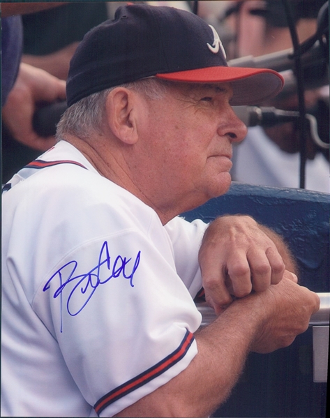2000s Bobby Cox Atlanta Braves Signed 8" x 10" Photo (JSA)