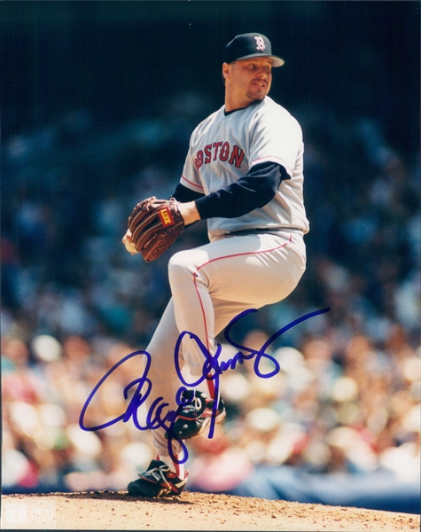 1995 Roger Clemens Boston Red Sox Signed 8" x 10" Photo (JSA)