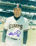 1990 Gary Carter San Francisco Giants Signed 8" x 10" Photo (JSA)