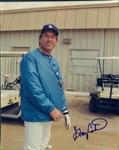 1991 Gary Carter Los Angeles Dodgers Signed 8" x 10" Photo (JSA)