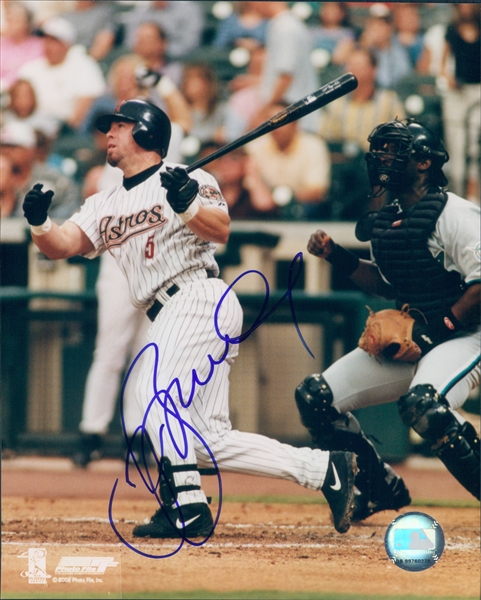 2002 Jeff Bagwell Houston Astros Signed 8" x 10" Photo (JSA)