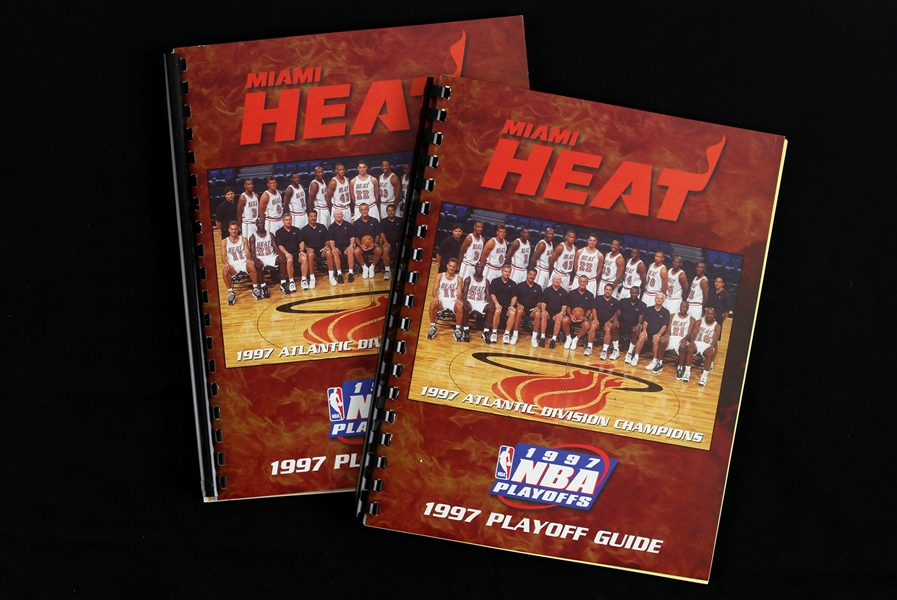 1997 Miami Heat NBA Playoff Guides 