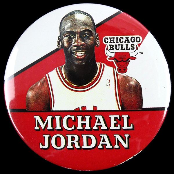 1988 Michael Jordan Chicago Bulls 3" Pinback Button