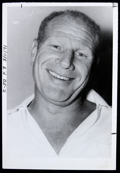 1956 Bill Veeck St. Louis Browns Original 5"x 7" Photo