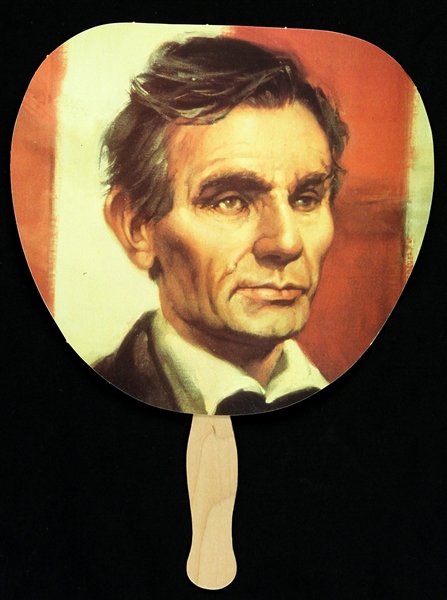 Abraham Lincoln Presidential 9"x 12" Fan 