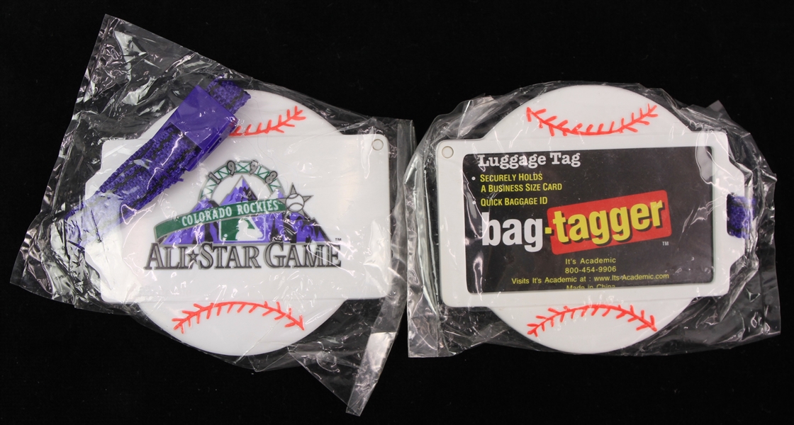 1998 Colorado Rockies All-Star Game Luggage Tags 
