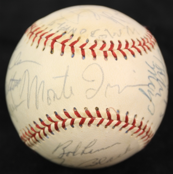 1960s Hall of Fame Multi Signed deBeer & Son Baseball w/ 19 Signatures Including Willie Mays, Stan Musial, Bob Feller & More (JSA)