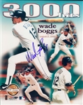 1999 Wade Boggs Tampa Bay Devil Rays Signed 8" x 10" 3000 Hits Photo (JSA) 1504/5000