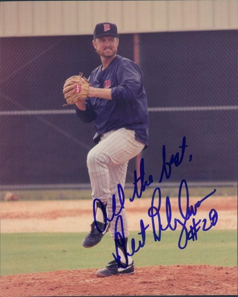 2000s Bert Blyleven Minnesota Twins Signed 8" x 10" Photo (JSA)