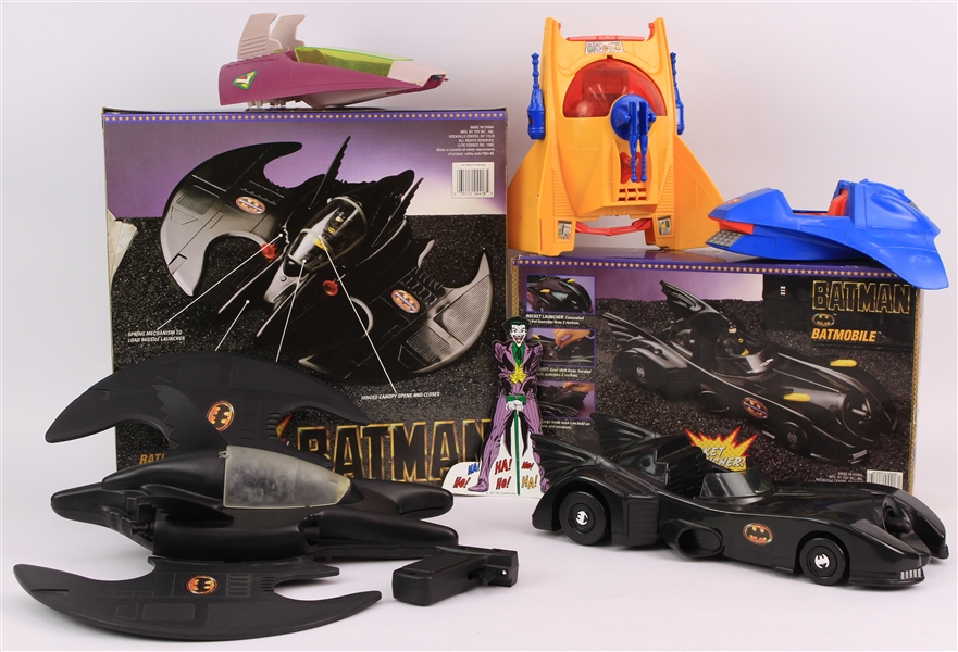 1980s Classic Toy Collection - Lot of 33 w/ Superman, Batman, Joker, Penguin, Vehicles & More