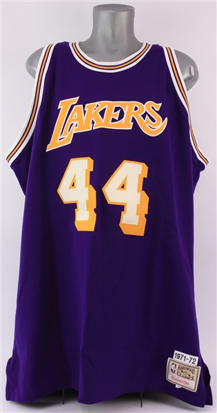1971-72 Jerry West Los Angeles Lakers Mitchell & Ness Hardwood Classics Throwback Jersey