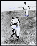 1956 Don Larsen Andy Carey New York Yankees Signed 8" x 10" Photo (*JSA*)