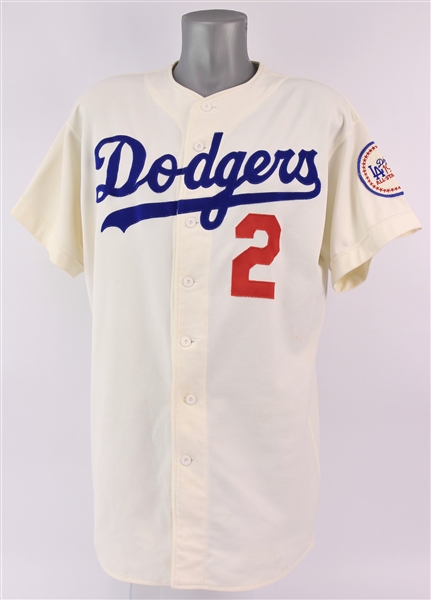 1980 Tommy Lasorda Los Angeles Dodgers Game Worn Home Jersey (MEARS A9)