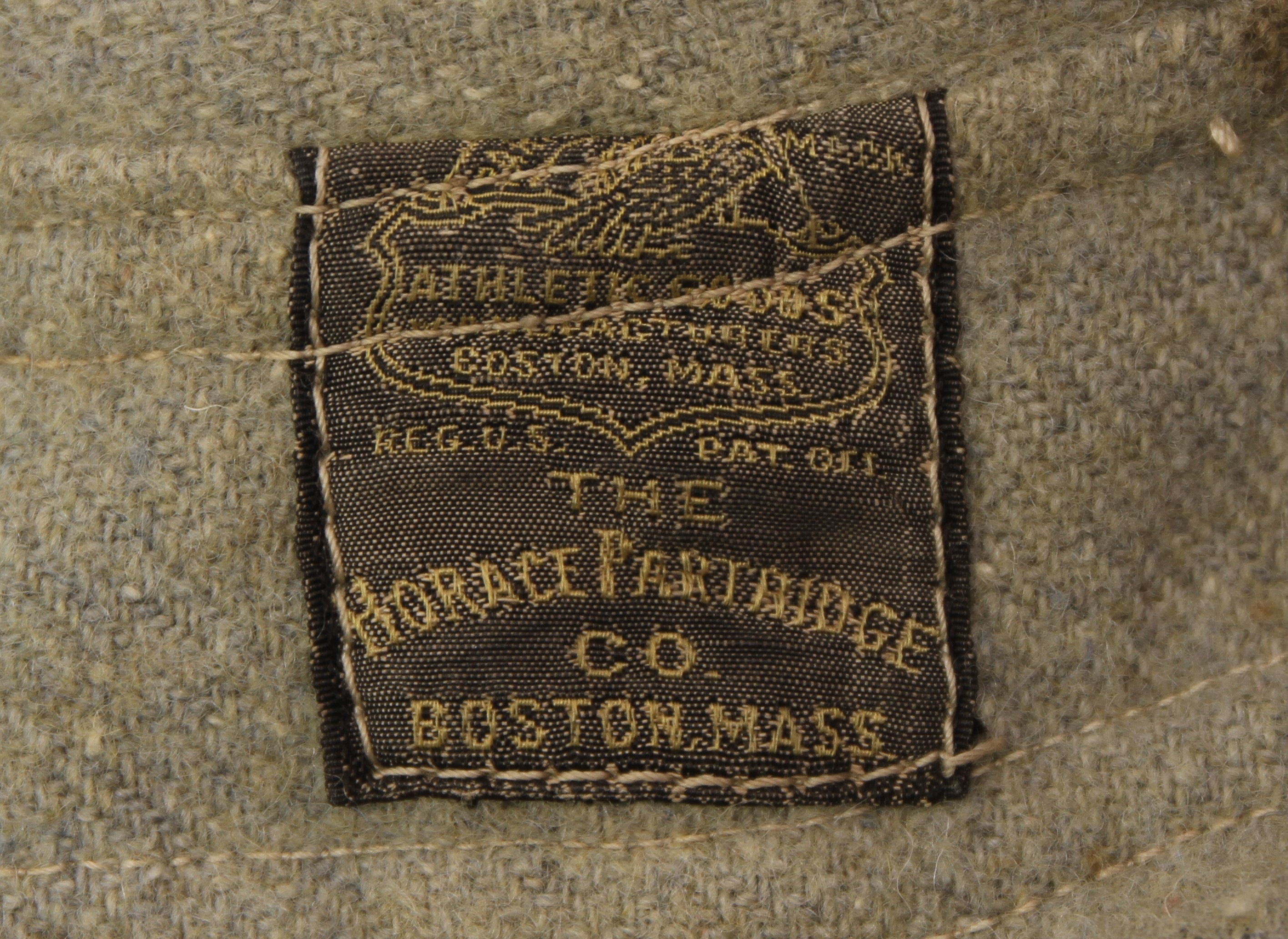 Lot Detail - 1920's Rufnek Horace Partridge Game Worn Flannel Baseball ...