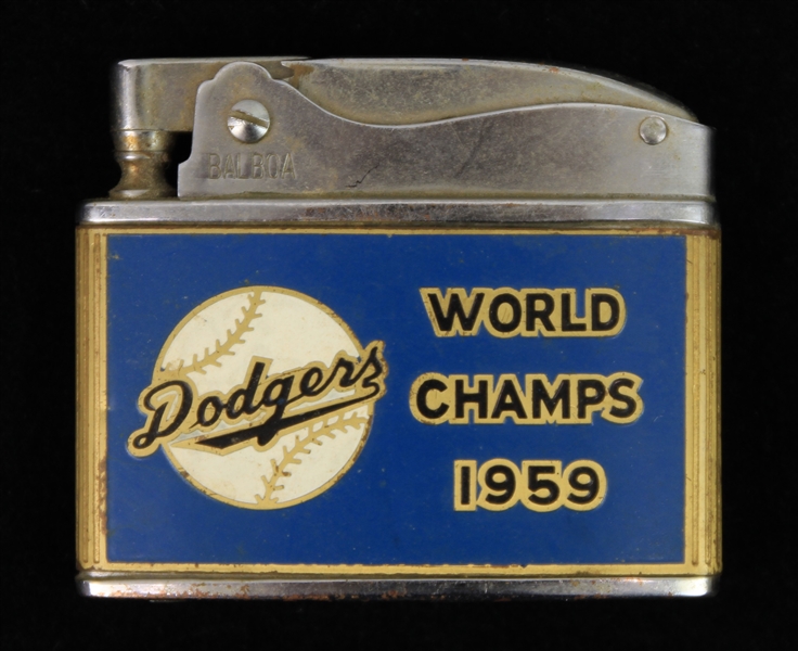 1959 Los Angeles Dodgers World Champs Pocket Lighter