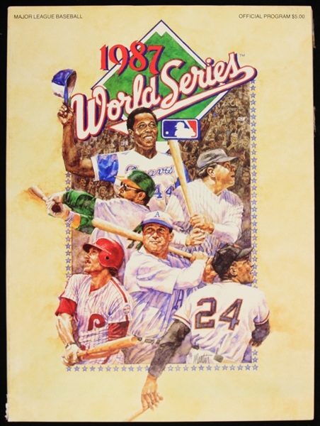 1987 Minnesota Twins St. Louis Cardinals World Series Program