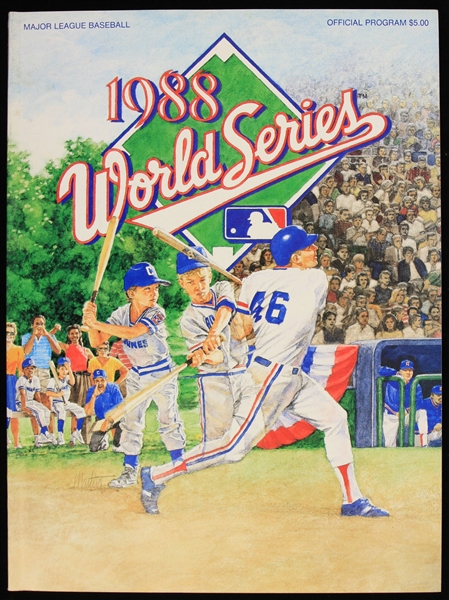 1988 Los Angeles Dodgers Oakland Athletics World Series Program