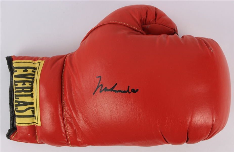 1990s Muhammad Ali World Heavyweight Champion Signed Everlast Boxing Glove (JSA)