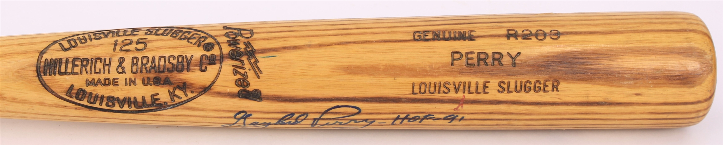 1979 Gaylord Perry San Diego Padres Signed H&B Louisville Slugger Professional Model Bat (MEARS A5/*Full JSA Letter*)