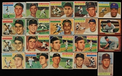 1953-57 New York Giants Baseball Trading Cards - Lot of 37 w/ Monte Irvin, Al Dark, Johnny Antonelli & More
