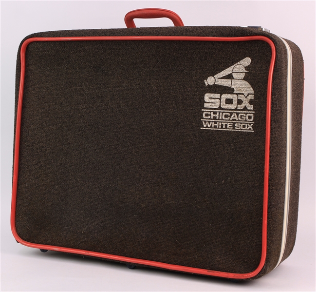 1970s-80s Chicago White Sox 22" x 25" x 8" Skyway Suitcase  