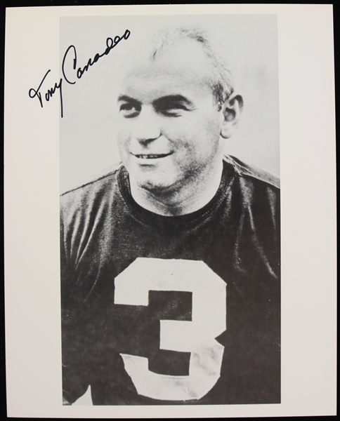 1990s Tony Canadeo Green Bay Packers Signed 8" x 10" Photo (JSA)