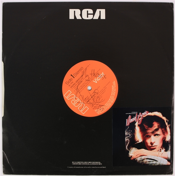 1975 David Bowie Signed Young Americans Promotional Record Album (JSA)