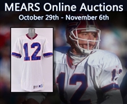 1993 Jim Kelly Buffalo Bills Signed Game Road Jersey (MEARS A10/JSA)