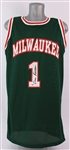 2000s Oscar Robertson Milwaukee Bucks Signed Jersey (PSA/DNA) 