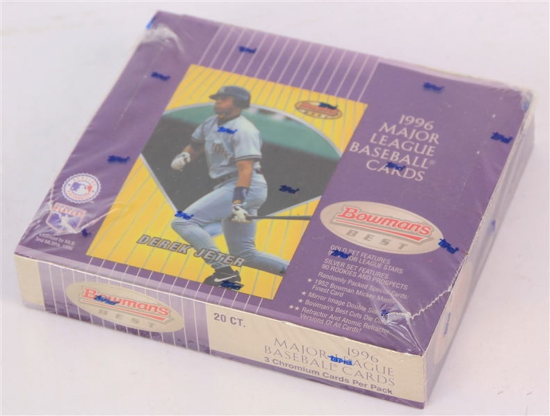 1996 Bowmans Best Baseball Trading Cards Unopened Retail Box w/ 20 Packs