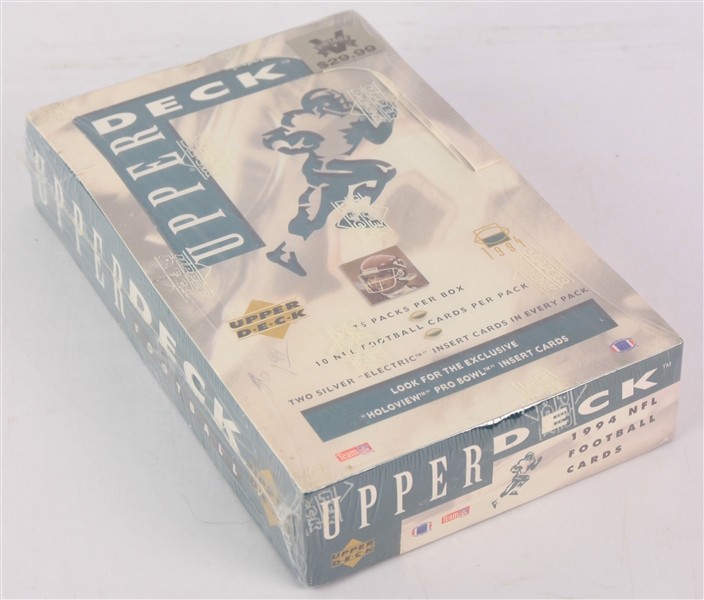 1994 Upper Deck Football Trading Cards Unopened Hobby Box w/ 36 Packs