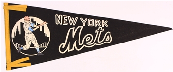 1960s New York Mets Full Size 28" Pennant