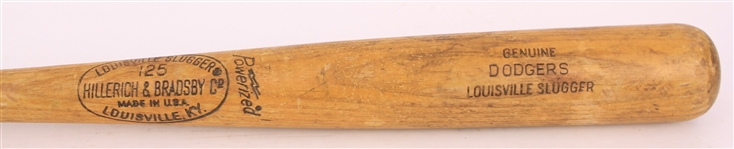 1973-75 Los Angeles Dodgers H&B Louisville Slugger Professional Model Game Used Bat (MEARS LOA)