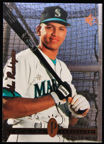1994 Alex Rodriguez Seattle Mariners Upper Deck SP #15 Rookie Baseball Trading Card