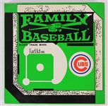 1972 Chicago Cubs Family Baseball Board Game