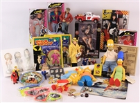 1950s-1990s Kiss Glasses, New Kids on the Block Dolls, Simpsons Dolls, & more (Lot of 45+)