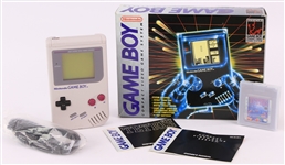 1989 Nintendo Game Boy Video Game System in Original Box w/ Tetris Game Cartridge