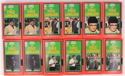1960s-90s Green Bay Packers Memorabilia Collection - Lot of 25 w/ 11" x 14" Packers in Action Prints, Lombardi on Football VHS Tapes & More